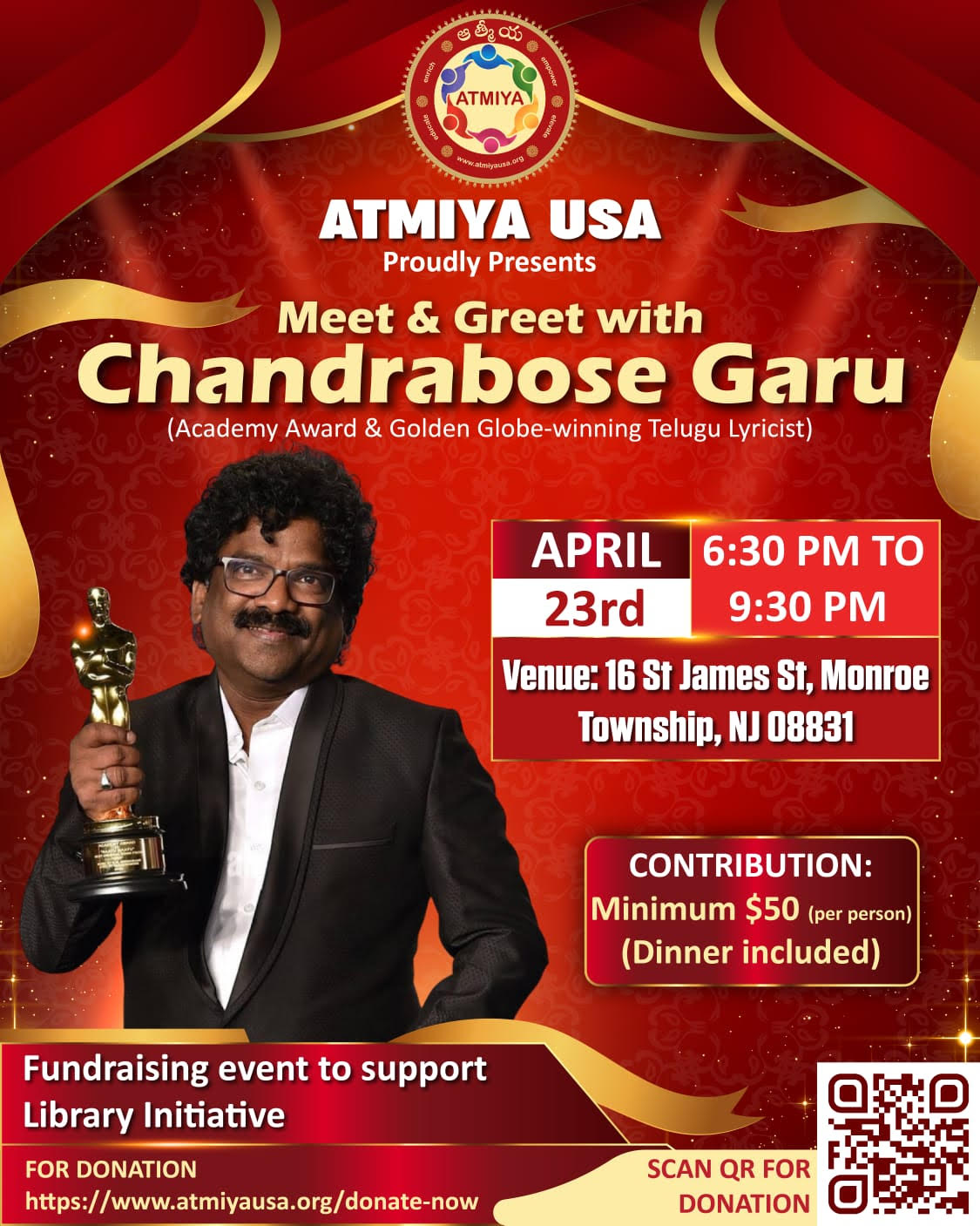 Meet  & Greet With Chandrabose 